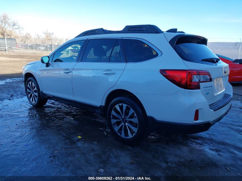2017 SUBARU OUTBACK 2.5I LIMITED - 4S4BSANC0H3393886
