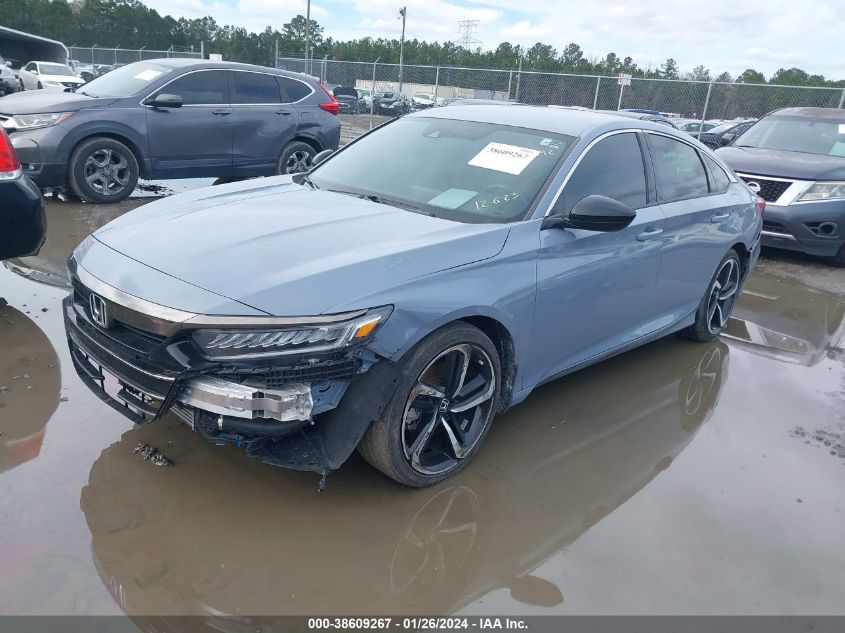 2022 HONDA ACCORD SPORT - 1HGCV1F36NA043492