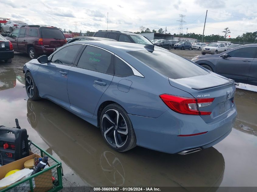 2022 HONDA ACCORD SPORT - 1HGCV1F36NA043492
