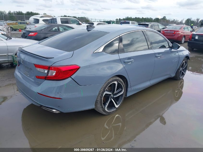 2022 HONDA ACCORD SPORT - 1HGCV1F36NA043492