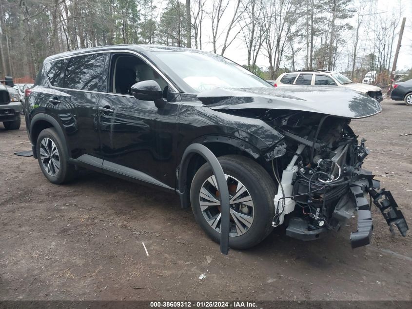 Lot #2536956583 2021 NISSAN ROGUE SV FWD salvage car