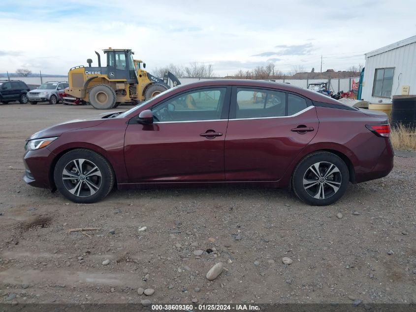 2022 NISSAN SENTRA SV XTRONIC CVT - 3N1AB8CV7NY276387