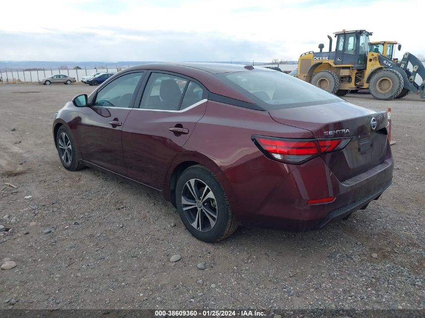 2022 NISSAN SENTRA SV XTRONIC CVT - 3N1AB8CV7NY276387