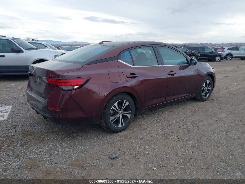 2022 NISSAN SENTRA SV XTRONIC CVT - 3N1AB8CV7NY276387