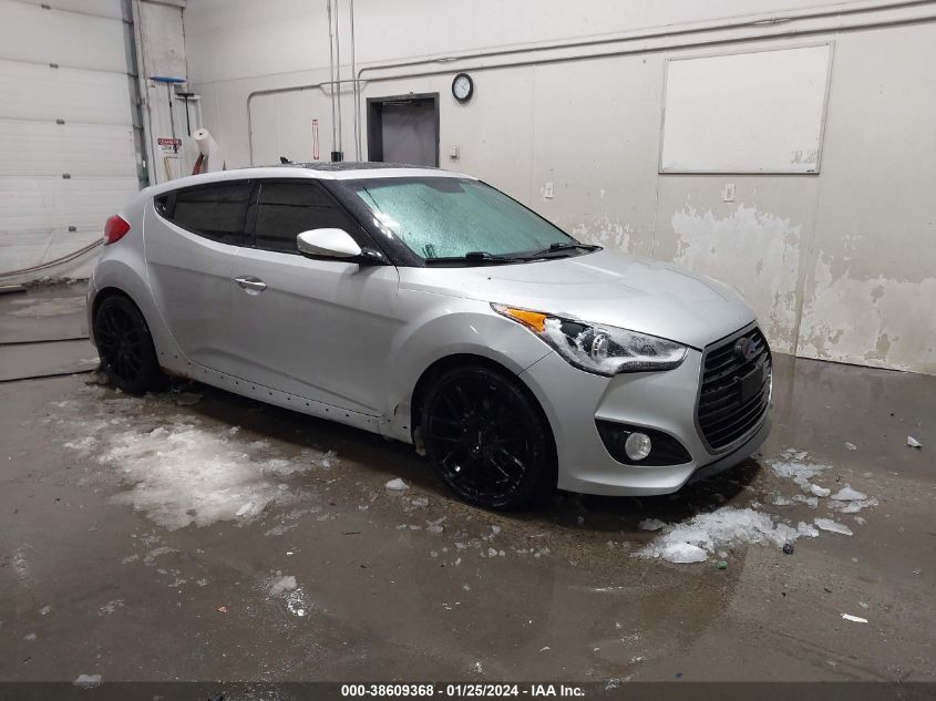 2016 HYUNDAI VELOSTER TURBO - KMHTC6AE5GU258028