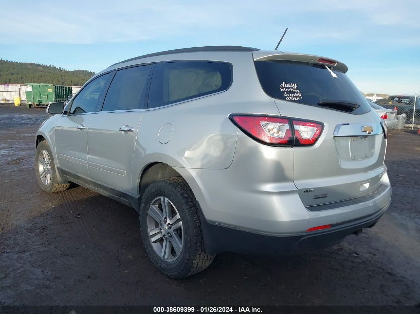 2015 CHEVROLET TRAVERSE LT - 1GNKVHKD6FJ318935