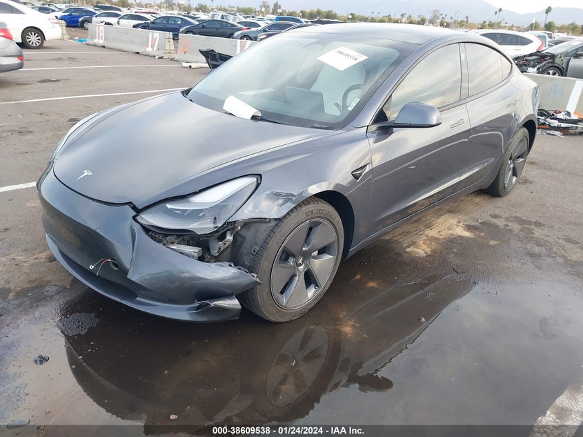 VIN 5YJ3E1EB5NF345662 2022 TESLA MODEL 3 LONG RANGE DUAL MOTOR ALL-WHEEL DRIVE