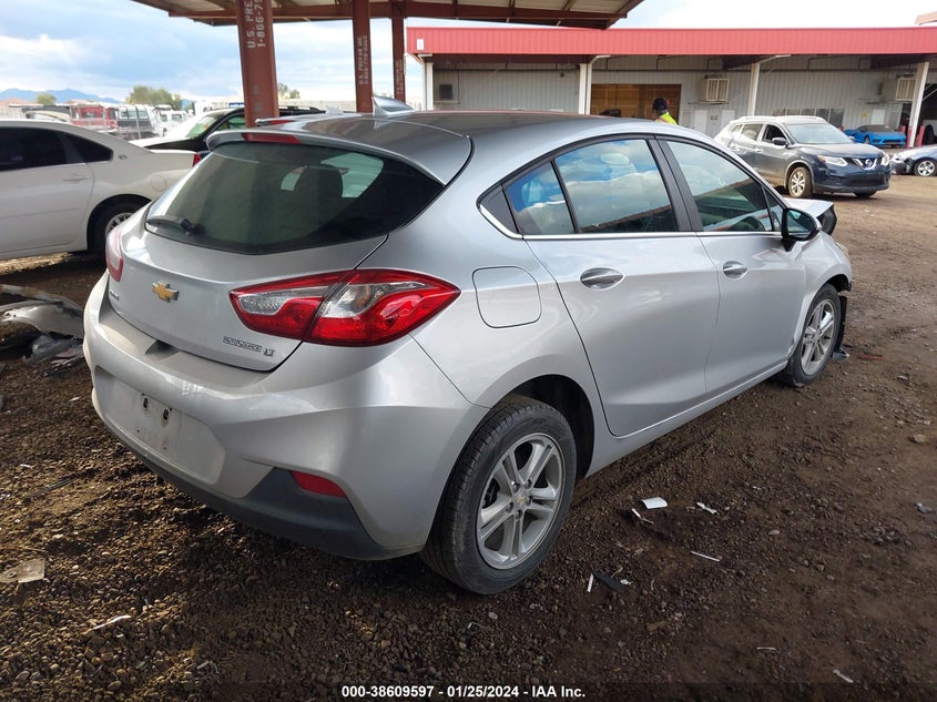 VIN 3G1BE6SM9JS654043 2018 CHEVROLET CRUZE LT