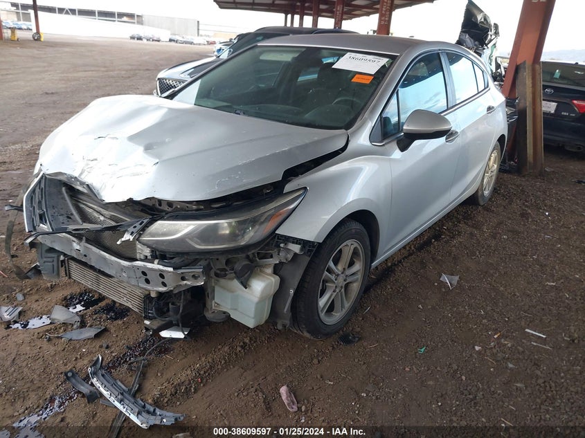 VIN 3G1BE6SM9JS654043 2018 CHEVROLET CRUZE LT