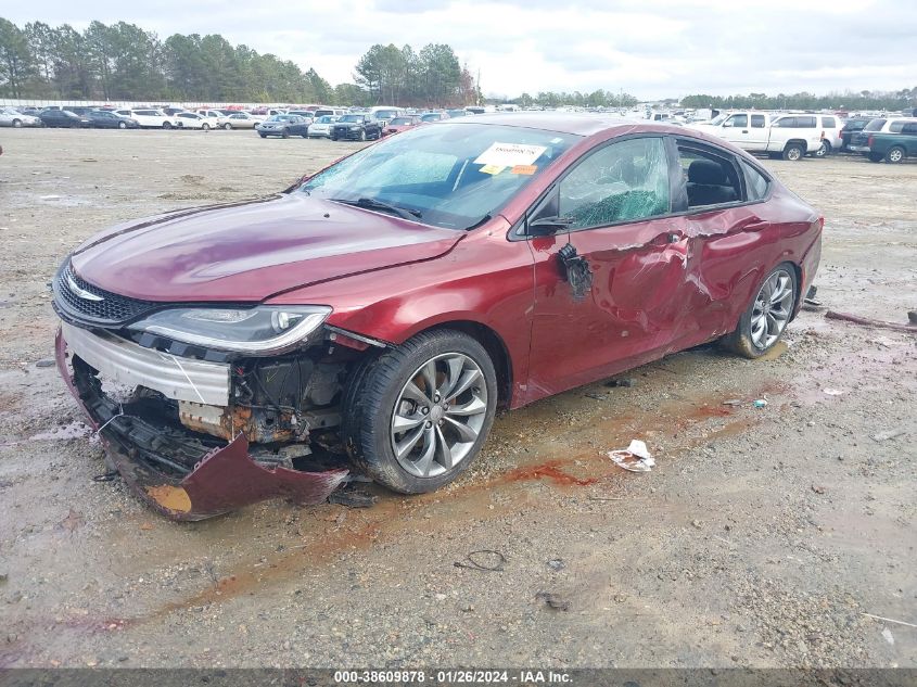 2015 CHRYSLER 200 S - 1C3CCCBBXFN555932