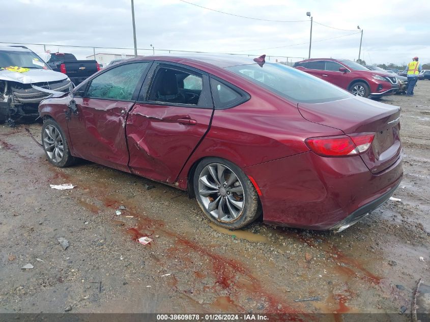 2015 CHRYSLER 200 S - 1C3CCCBBXFN555932