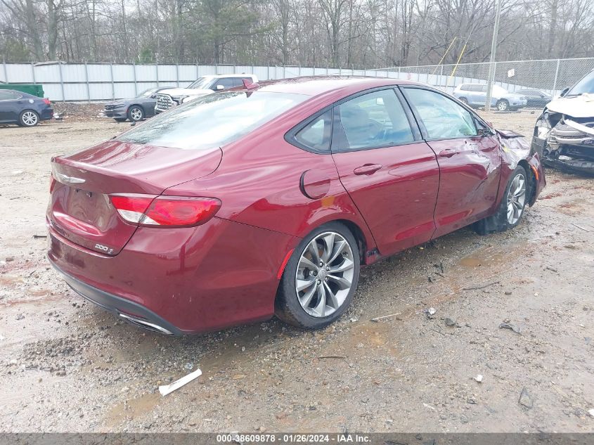 2015 CHRYSLER 200 S - 1C3CCCBBXFN555932