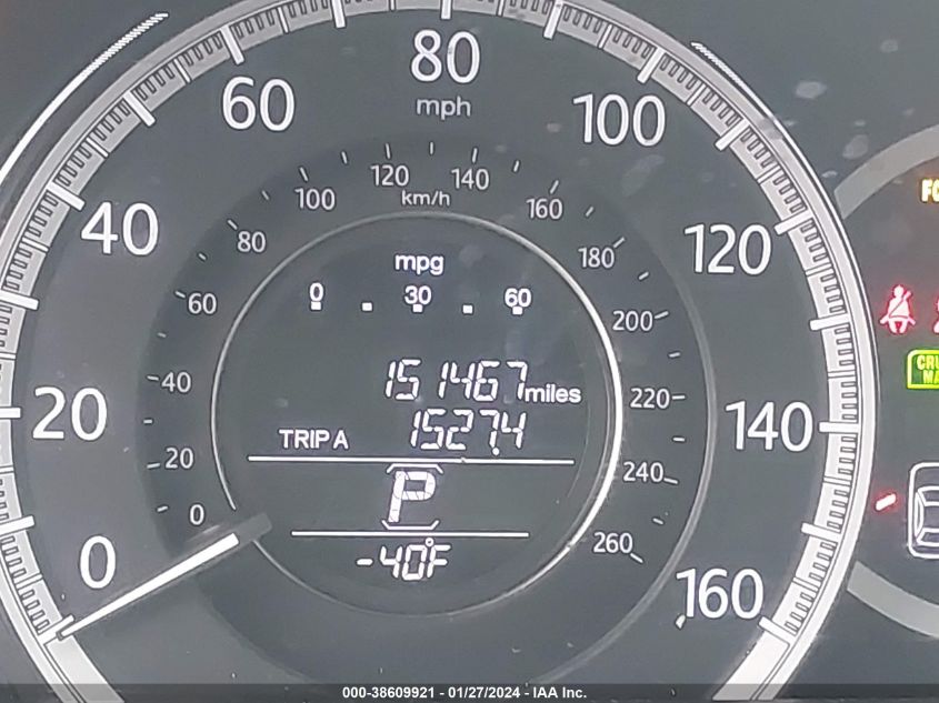 2013 HONDA ACCORD EX-L - 1HGCR2F81DA231308