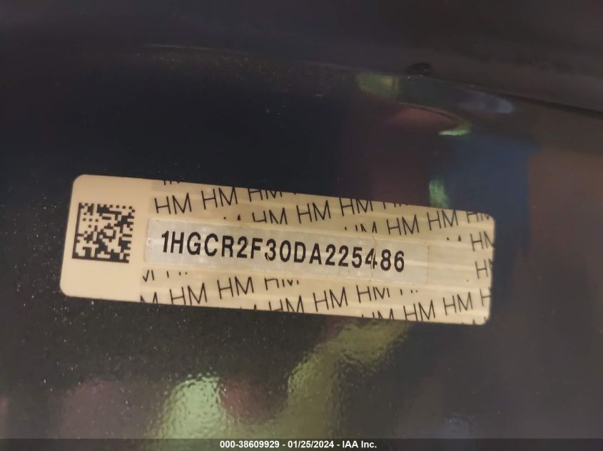 2013 HONDA ACCORD LX - 1HGCR2F30DA225486