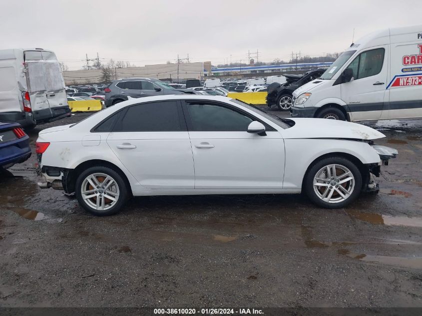 2017 AUDI A4 2.0T PREMIUM - WAUANAF49HN022581
