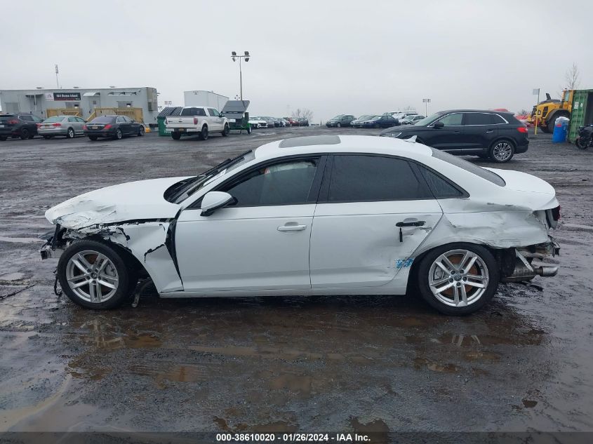 2017 AUDI A4 2.0T PREMIUM - WAUANAF49HN022581