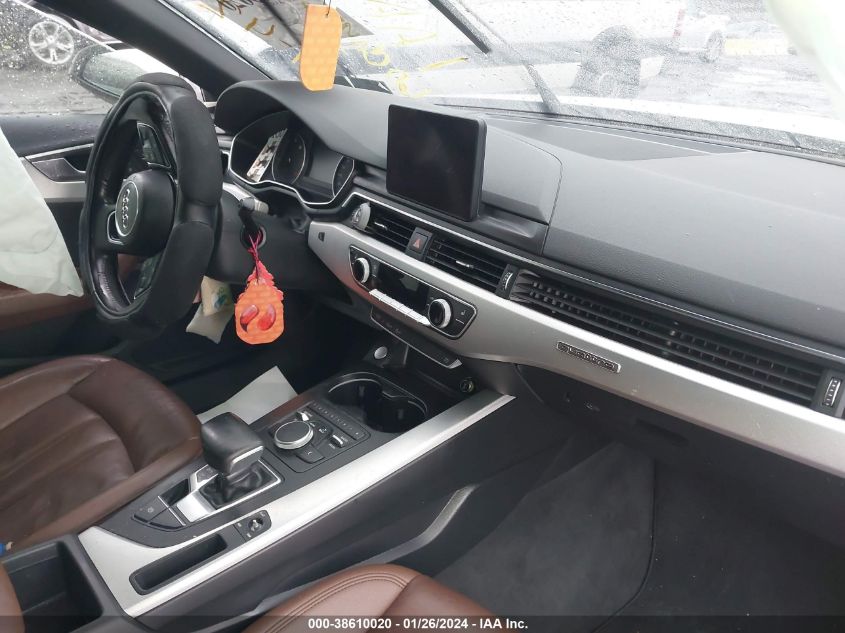 2017 AUDI A4 2.0T PREMIUM - WAUANAF49HN022581