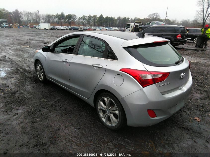 2013 HYUNDAI ELANTRA GT BASE W/BLUE - KMHD35LEXDU061007