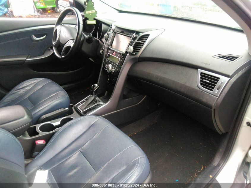 2013 HYUNDAI ELANTRA GT BASE W/BLUE - KMHD35LEXDU061007