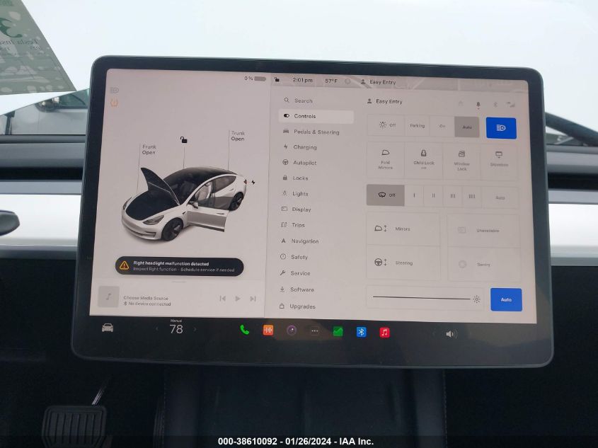 2023 TESLA MODEL 3 - 5YJ3E1EA2PF487266