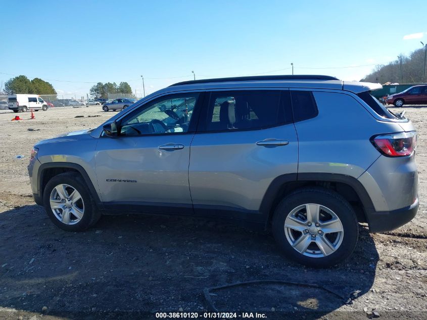 2022 JEEP COMPASS LATITUDE - 3C4NJCBB7NT109469