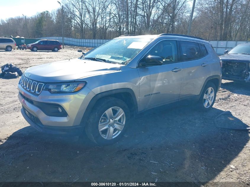 2022 JEEP COMPASS LATITUDE - 3C4NJCBB7NT109469