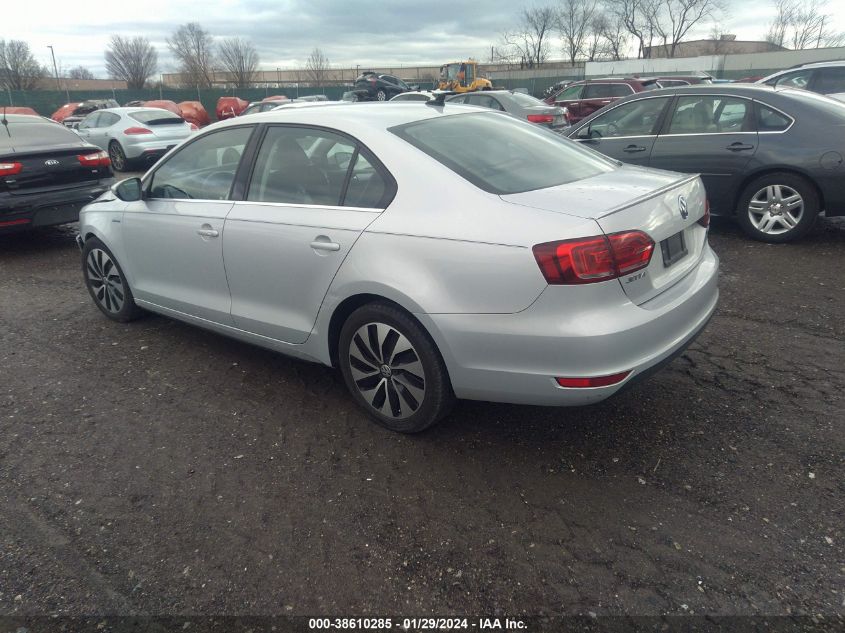 2013 VOLKSWAGEN JETTA HYBRID SEL PREMIUM 3VW637AJ1DM222841