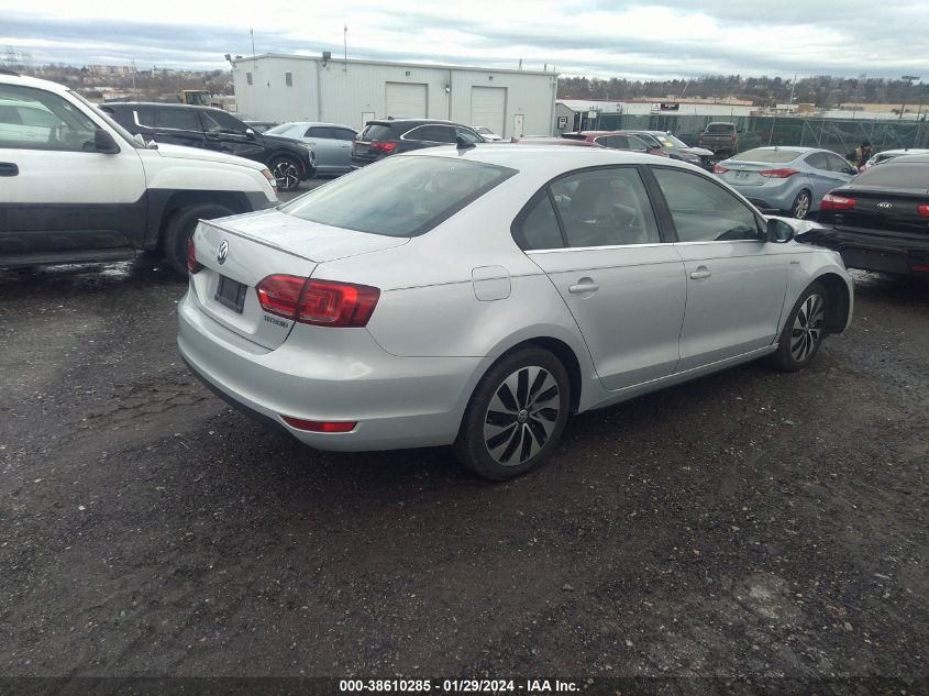 2013 VOLKSWAGEN JETTA HYBRID SEL PREMIUM 3VW637AJ1DM222841