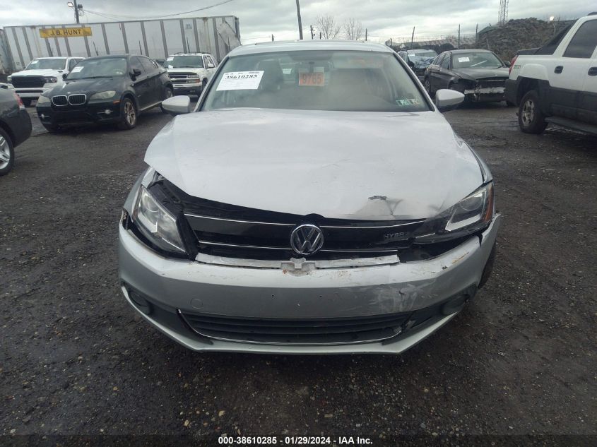 2013 VOLKSWAGEN JETTA HYBRID SEL PREMIUM 3VW637AJ1DM222841