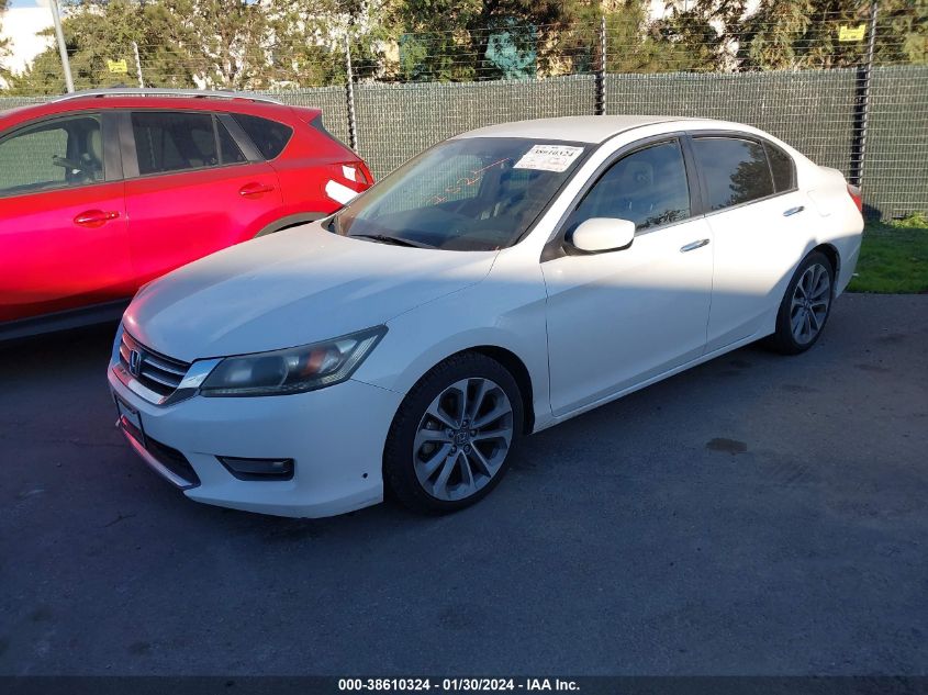 2015 HONDA ACCORD SPORT 1HGCR2F58FA113507