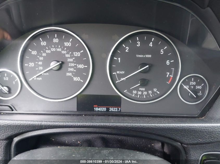 2013 BMW 320I XDRIVE - WBA3C3C5XDF982889