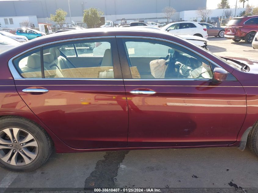 2014 HONDA ACCORD LX - 1HGCR2F3XEA292257