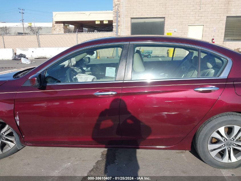 2014 HONDA ACCORD LX - 1HGCR2F3XEA292257
