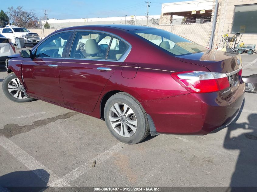 2014 HONDA ACCORD LX - 1HGCR2F3XEA292257