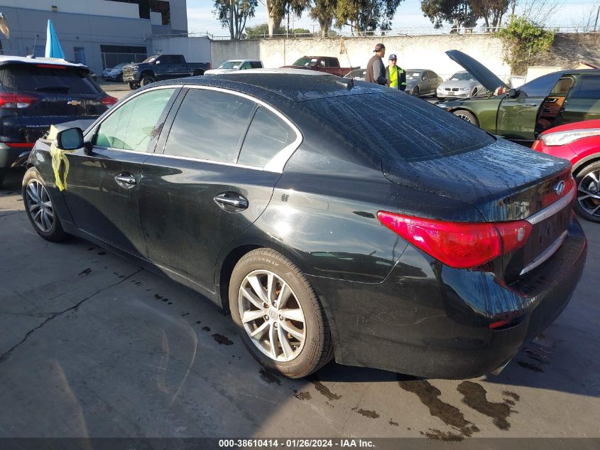 2015 INFINITI Q50 PREMIUM/SPORT - JN1BV7AP3FM334865