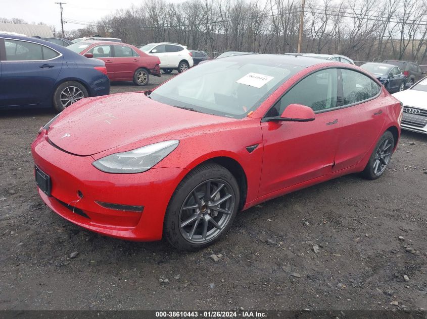2023 TESLA MODEL 3 REAR-WHEEL DRIVE - 5YJ3E1EAXPF563672