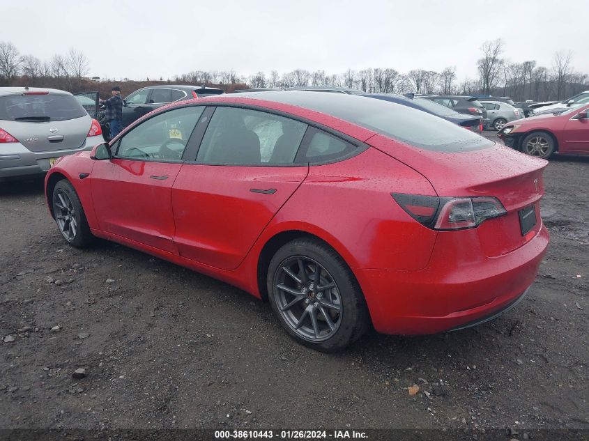 2023 TESLA MODEL 3 REAR-WHEEL DRIVE - 5YJ3E1EAXPF563672