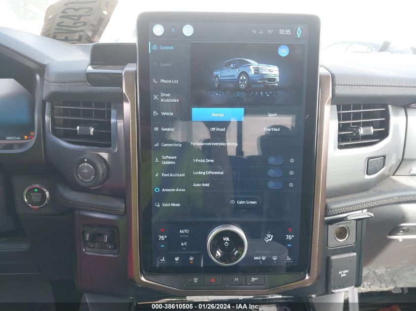 2022 FORD F-150 LIGHTNING LARIAT 1FT6W1EVXNWG02427