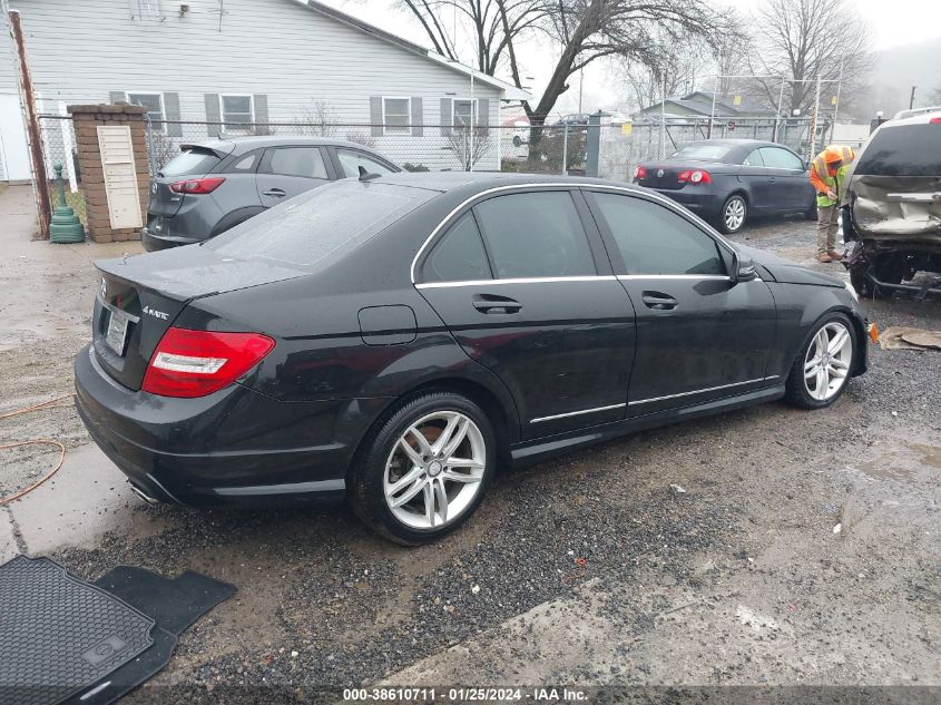 2014 MERCEDES-BENZ C 300 LUXURY 4MATIC/SPORT 4MATIC - WDDGF8AB6ER320153