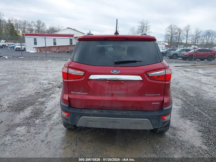 2020 FORD ECOSPORT TITANIUM - MAJ6S3KL6LC366423