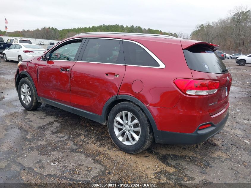 2016 KIA SORENTO 2.4L LX - 5XYPG4A3XGG046272