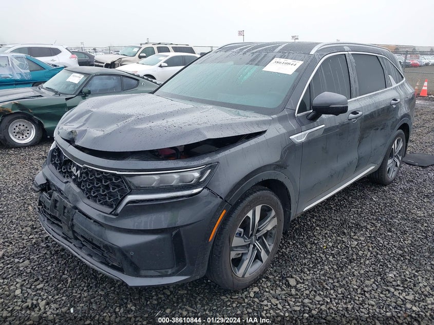 VIN KNDRKDLGXP5170963 2023 KIA SORENTO HYBRID SX PRESTIGE