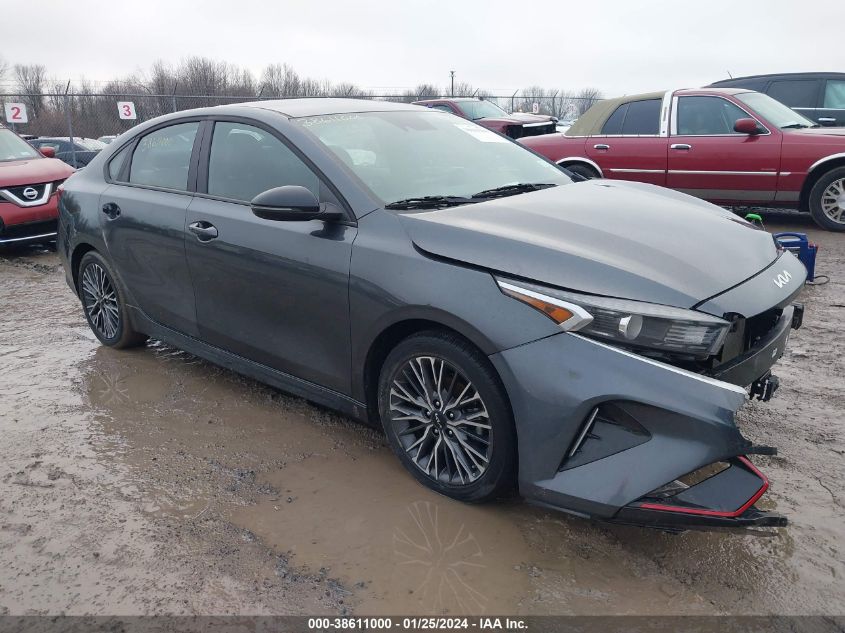 Lot #2535810602 2022 KIA FORTE GT-LINE salvage car