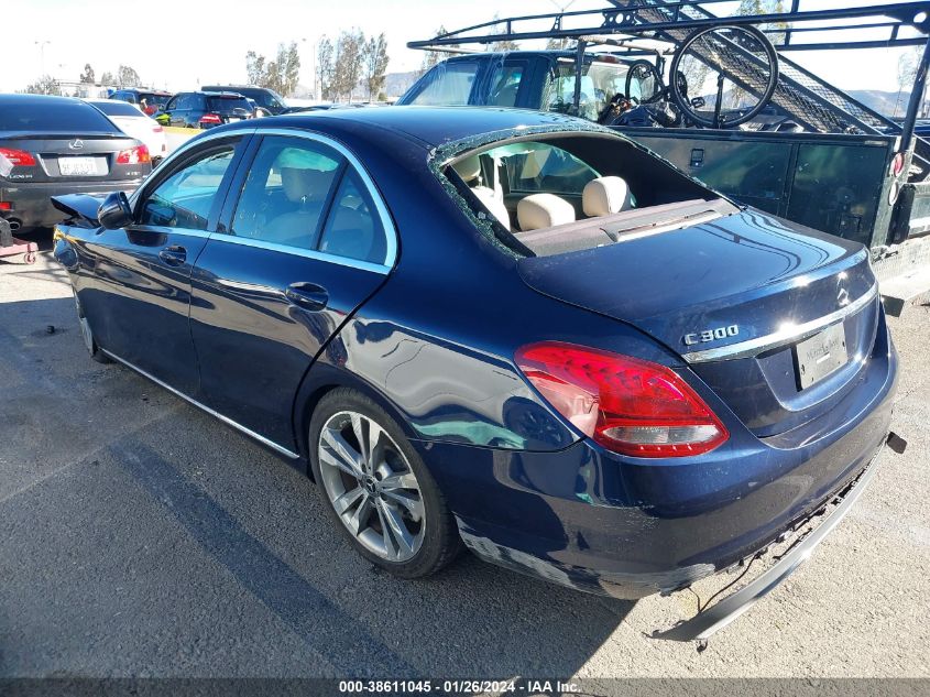 VIN 55SWF4JB3JU241231 2018 MERCEDES-BENZ C 300
