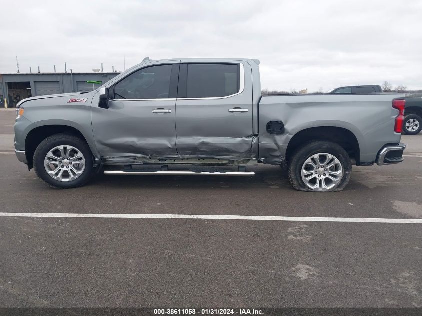 2023 CHEVROLET SILVERADO 1500 4WD  SHORT BED LTZ - 1GCUDGEL3PZ192229