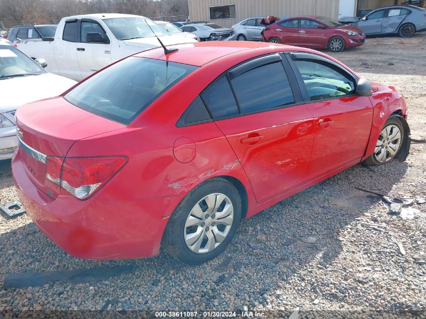 2014 CHEVROLET CRUZE LS AUTO - 1G1PA5SH6E7123367