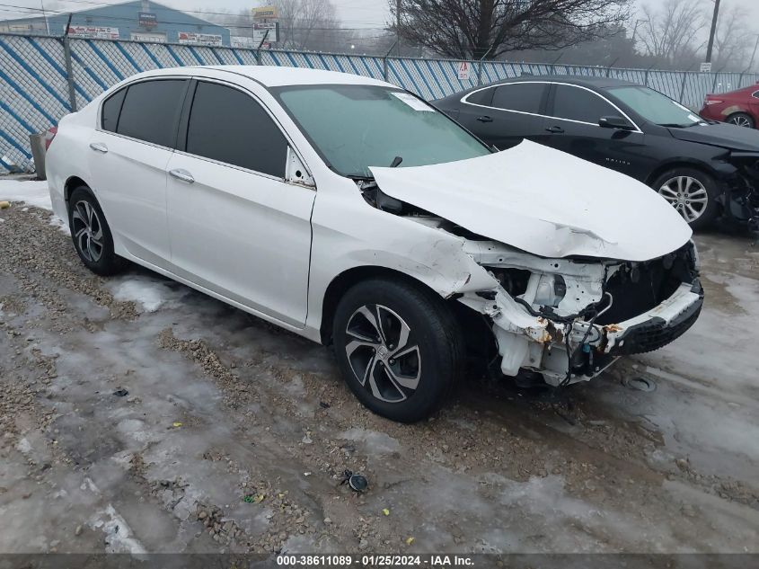 Lot #2541532534 2017 HONDA ACCORD LX salvage car