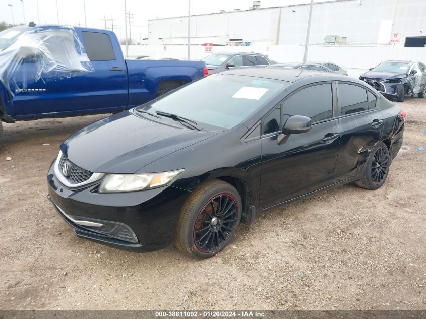2013 HONDA CIVIC LX - 2HGFB2F54DH538495