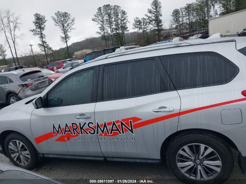 2019 NISSAN PATHFINDER S/SL/SV - 5N1DR2MN1KC650493