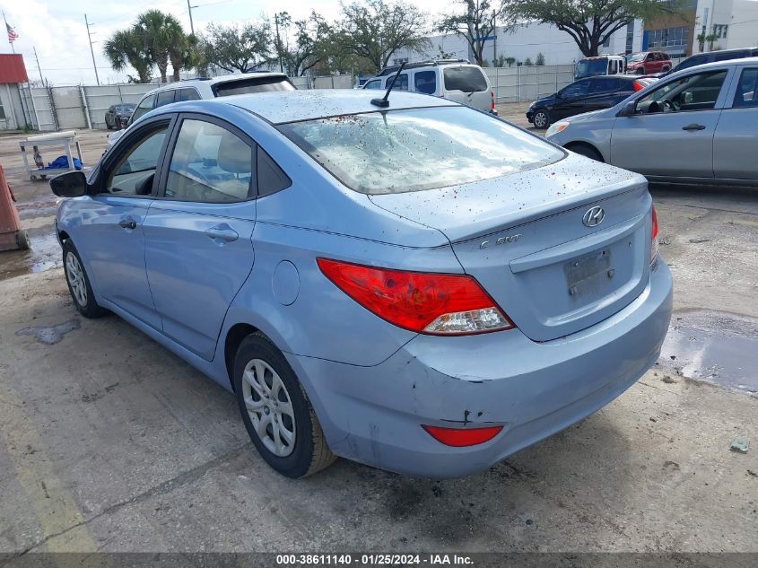 2013 HYUNDAI ACCENT GLS - KMHCT4AE6DU362107